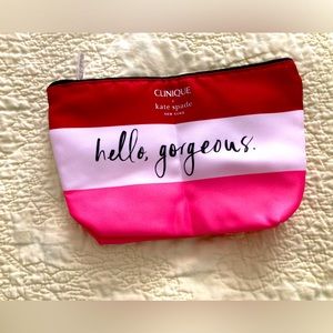 NWOT Clinique Kate Spade Cosmetics Bag